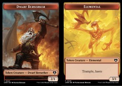 Dwarf Berserker (23) // Elemental (26) Token